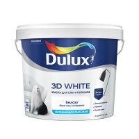 Dulux Краска 3D White в/д для стен и потолков матовая (7% блеска) BW 5л. Матовая 5-7%. 