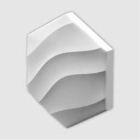 Артполе 3Д панель HEKSA-wave, 200x173x29мм 1м2=38,5 шт