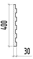 М717 молдинг (30х400х2000мм)