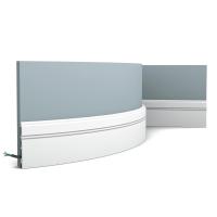 Орак Плинтус SX105F (108х13х2000мм) (16)  ГИБКИЙ. Полиуретан