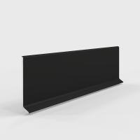 Лаконистик ADHESIVE Плинтус (10х60х2500мм) черный матовый 60 мм. Алюминий