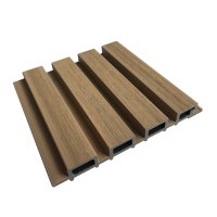 Манакара Панель фасадная ДПК (219х26х2900мм) MK-08L Nut Wood (RAL 1019). Древесно-полимерный композит