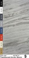 Slate Light Каменный шпон Translucent Artic Storm (Артик Сторм) 1220х2440мм Мрамор