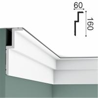Орак Карниз C391 (60х160х2000мм) (10) Steps . Полиуретан