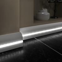 Евровуд Плинтус PN 080 LED (16*95*2000мм). МДФ