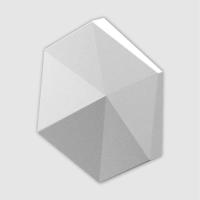 Артполе 3Д панель CUBE-Ex2, 200x173x29 мм 1м2=38,5шт