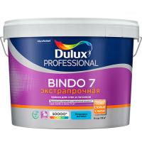 Dulux Краска Bindo 7 в/д для стен и потолков матовая (7% блеска) BW 9л . Матовая 5-7%. 
