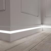 Евровуд Плинтус PN 101 LED (16*100*2000мм). МДФ