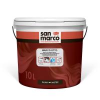 Сан Марко Краска матовая 8% Marco Otto bianco 10л. Матовая 5-7%. Акриловая