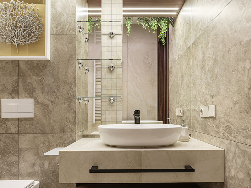 Проект ванной комнаты от Швецовой Марины