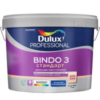 Dulux Краска Bindo 3 в/д для стен и потолков глубокоматовая (3% блеска) BW 9л . Глубоко матовая 1-3%. 