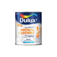 Dulux Краска Мебель и Дерево в/д для дерева, ЛДСП, МДФ, матовая (10% блеска) BC 0,75л. Матовая 5-7%. 