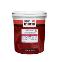 Сан Марко Краска матовая 7% Maggiore bianco 1л. Глубоко матовая 1-3%. Акриловая