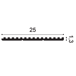Орак Декоративная панель WX205-2600 Track (250х13х2600мм) (7). Дюрополимер