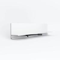Лаконистик Микроплинтус Micro-L MAX угловой (16,2х35,6х2450мм) белый муар + 7 зажимов