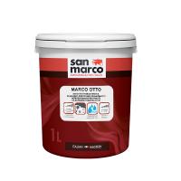 Сан Марко Краска матовая 8% Marco Otto bianco 1л. Матовая 5-7%. Акриловая