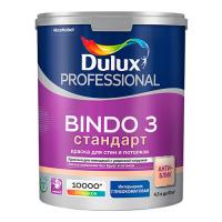 Dulux Краска Bindo 3 в/д для стен и потолков глубокоматовая (3% блеска) BW 4,5л . Глубоко матовая 1-3%. 