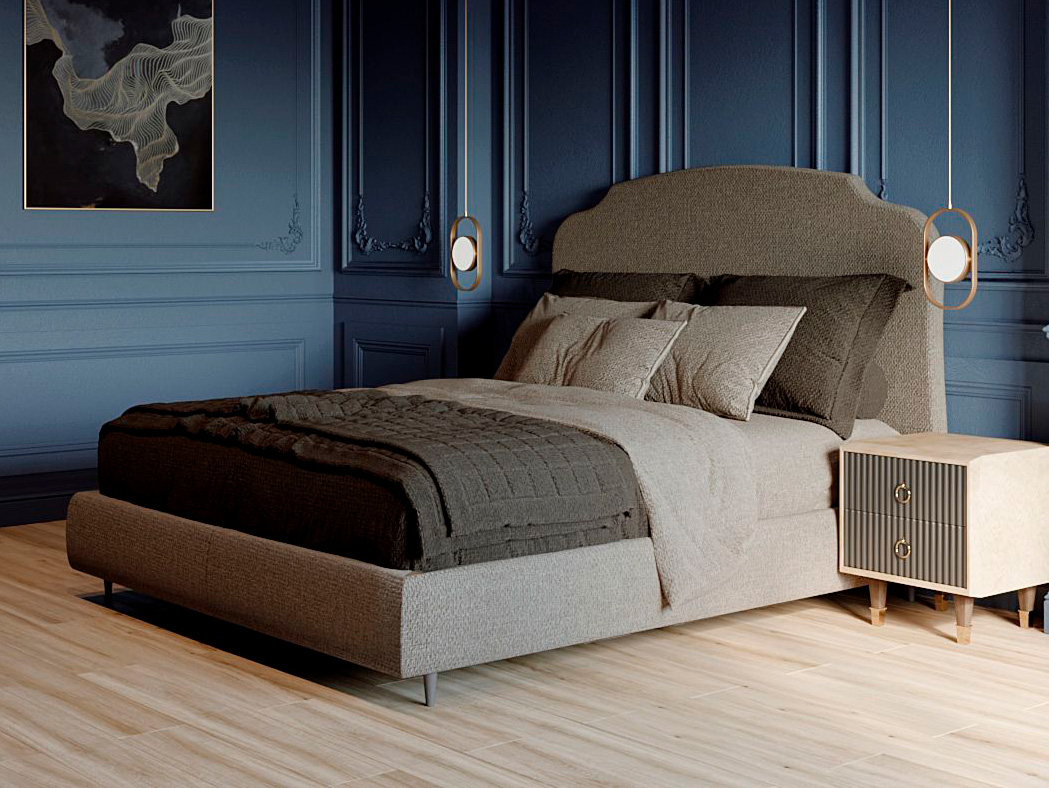 Современный интерьер в голубо-синих тонах от студии De Steil