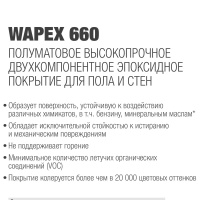 Сиккенс Покрытие эпоксидное Wapex 660 (45% блеска) W05 1л. Глянцевая 20-70%. Эпоксидная
