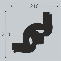 Белло Деко Уголок к молдингу М15/У2 (210х210мм)
