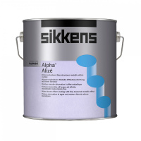 Сиккенс Декоративное покрытие Alpha Alize база 888 серебро 2,5л (песок). Декоративная краска