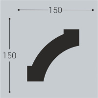 Белло Деко Уголок к молдингу М10/У1 (150х150мм)