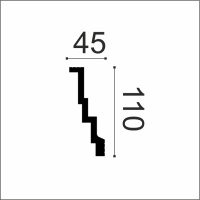 Европласт Карниз 6.50.241 (110х45х2000мм) . Полимер, композит