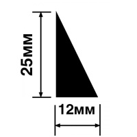 Хайвуд Молдинг TR25 (25х12х2700мм) (120). Полимер, композит