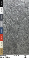 Slate Light Каменный шпон Silver Shine (Силвер Шайн) 1220х2440мм Слюда