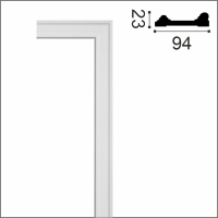 Орак Многофункциональный профиль DX121-2300 (94х23х2300мм) (16). Дюрополимер