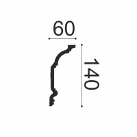 Белло Деко Карниз К2 140/60 (140х60х2000мм) (7) . Полимер, композит