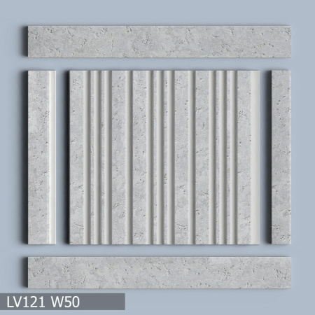 Хайвуд Панель LV121 цвет W50 (120х12х2700мм) (16). Полимер, композит