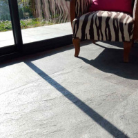 Каменный шпон Slate-Lite Silver Grey (Силвер Грей) 122x61см (0,74 м.кв) Слюда