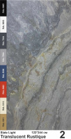 Slate Light Каменный шпон Translucent Rustique (Рустик) 1220х2440мм Сланец