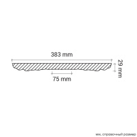 Европласт Розетка 1.56.027 (383х29мм). Полиуретан