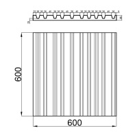 Артполе 3Д панель BARCODE BIG 1 600х600мм. 0,36м2