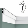 Орак Карниз C395 (155х31х2000мм) (10) Steps . Полиуретан