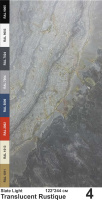 Slate Light Каменный шпон Translucent Rustique (Рустик) 1220х2440мм Сланец