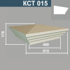 КСТ015-6 крышка столба (610х178х610мм). Армированный полистирол