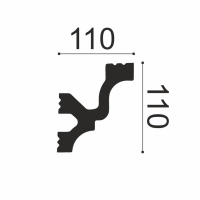 Белло Деко Карниз К11 35/30 (35х30х2000мм) (48). Полимер, композит