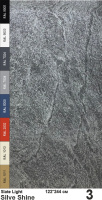 Slate Light Каменный шпон Silver Shine (Силвер Шайн) 1220х2440мм Слюда