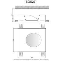 Артполе Светильник гипсовый SGS23 (250х210х80мм) 
