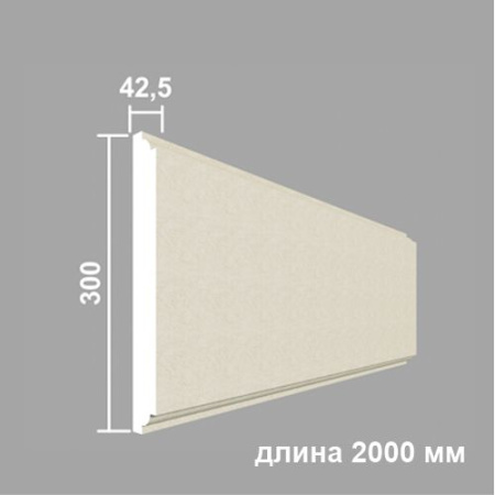 МБ199 молдинг боссажа (43х300х2000мм) для боссажа Б199
