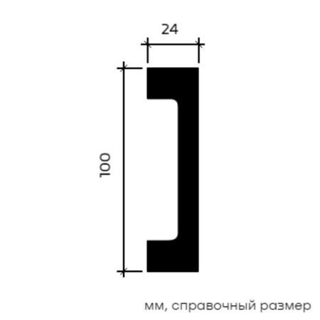 Европласт Молдинг 1.51.807 (100х24х1980мм) . Полиуретан