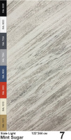 Slate Light Каменный шпон Mint Sugar (Минт Шуга) 1220х2440мм Мрамор