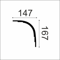Европласт Карниз 6.50.243 (167х147х2000мм) . Полимер, композит