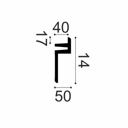 Орак Карниз C382 (140х50х2000мм) (12) L3. Полиуретан