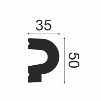 Орак Молдинг P8060 (50х35х2000мм) (14). Полиуретан