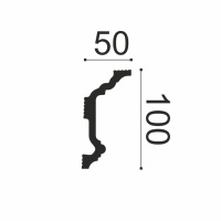 Белло Деко Карниз К4 100/50 (100х50х2000мм) (10). Полимер, композит