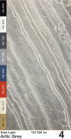 Slate Light Каменный шпон Artic Grey (Артик Грей) 1220х2440мм Мрамор